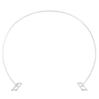 Круглая арка для шаров, металл, Белый