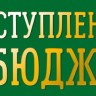 Конверт для денег Поступление в бюджет, зеленый фон, вырубка, фольга