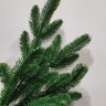 Ветка еловая новогодняя без декора, темно-зеленый