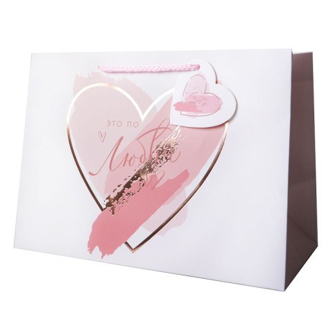 Пакет подарочный "Это по любви"