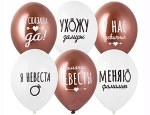 BB Шары Девичник стильный, Пастель\Хром