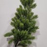 Ветка еловая новогодняя без декора, светло-зеленый
