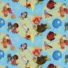 Бумага упаковочная глянцевая «Добрые мультики»