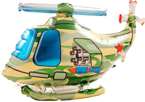 Фигура 3D, Военный вертолет, Камуфляж