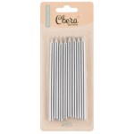 Свечи Серебро металлик