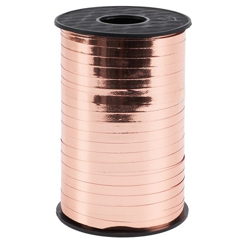 Лента полипропиленовая Розовое Золото, Металлик