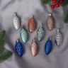 Ёлочные игрушки «Шишка - морозная нежность», ассорти