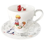 Пара чайная круглая Малыш и Карлсон Пара чайная круглая Малыш и Карлсон