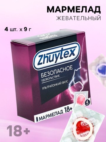 Мармелад жевательный «Безопасное удовольствие» (18+)