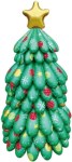 Фигура 3D, Новогодняя елка, Светло-зеленый, Сатин