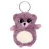 Детский брелок «Мишка», мягкий, сиреневый