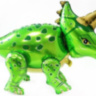 Ходячая Фигура, Динозавр Трицератопс, Зеленый