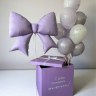 Фигура Бант Сиреневый матовый