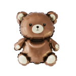 Мини-фигура с клапаном, Мишка, коричневый