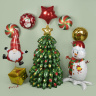 Фигура 3D на подставке, Снеговик #нг