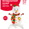 Фигура 3D на подставке, Снеговик #нг
