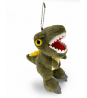 Мягкая игрушка динозавр «Тиранозавр» с подвесом, зелёный