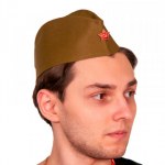 Пилотка солдатская со звездой