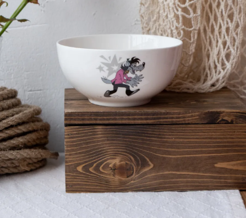 Салатник  Ну,Погоди! "А я такой голодный…" Салатник  Ну,Погоди! "А я такой голодный…"