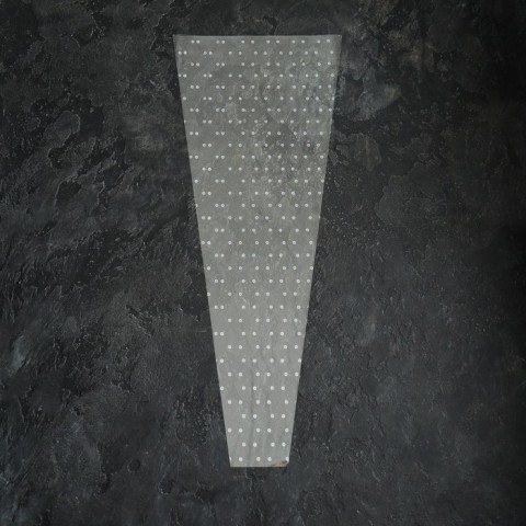 Пакет для цветов, конус, прозрачный «Цветы»