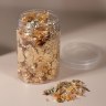 Поталь для декора, в пластиковой банке, золотистая