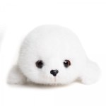 Мягкая игрушка Белоснежная нерпа Байкал, Байкальские сувениры