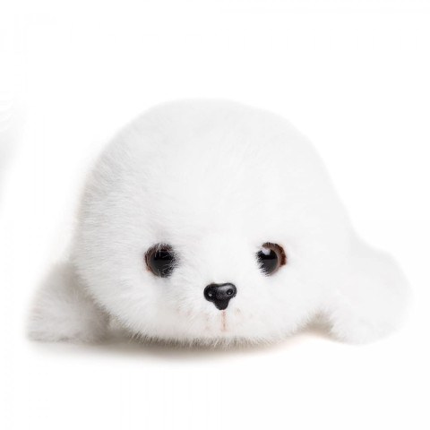 Мягкая игрушка Белоснежная нерпа Байкал, Байкальские сувениры