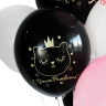 BB Шары С Днем Рождения! Кошка в короне, пастель
