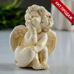 Распродажа! Фигура "Ангел с сердцем", позолота