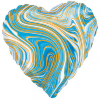 An Сердце Голубой мрамор / Heart Blue marble