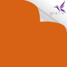 Пленка для режущего плоттера, Оранжевый матовый Grafix Color, CV1052M