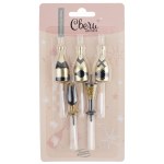 Свеча Фигура, Шампанское и бокалы, Ассорти