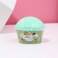 Бомбочка для ванны в форме кекса "С Новым годом!", аромат зелёное яблоко