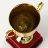 Кубок, наградная фигура, золото, подставка пластик