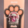 Значок ECO из дерева iLikeGift "Котик в наушниках"