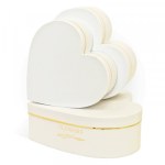 Коробка Сердце, Белый Flowers