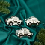 Ёлочные игрушки «Зимнее волшебство, Автолегенда» пластик, серебро