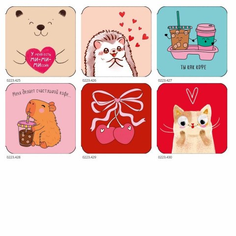 Набор открыток мини 14 февраля Ассорти 285