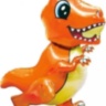 Ходячая фигура Динозавр оранжевый 3D, воздух