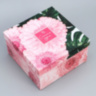 Подарочная коробка «Цветочный», квадрат