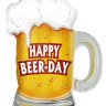 FM Фигура Пиво в кружке Счастливого дня рождения