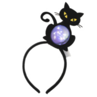 Светодиодный ободок, Черная кошка