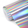 Пленка для режущего плоттера Лазерное Серебро серия Holographic vinyl, SPHP-01, 90 мкм