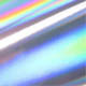Пленка для режущего плоттера Лазерное Серебро серия Holographic vinyl, SPHP-01, 90 мкм