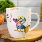 Кружка Попугай Кеша "Научу отдыхать" Кружка Попугай Кеша "Научу отдыхать"