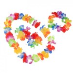 Гавайский набор: ожерелье, венок, 2 браслета