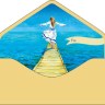 Конверт для денег премиум На исполнение мечты, пирс, soft-touch