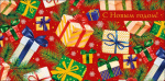 Конверт для денег С Новым Годом! Вихрь подарков, вырубка, фольга #нг