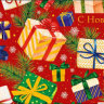 Конверт для денег С Новым Годом! Вихрь подарков, вырубка, фольга #нг