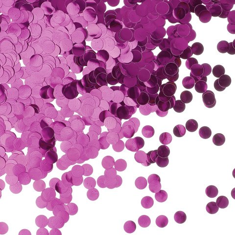 Конфетти фольга Круг, Розовый, Металлик